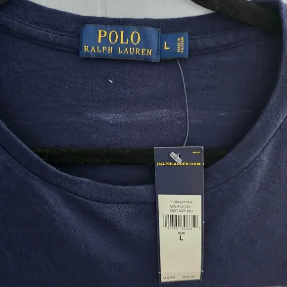 Polo Ralph Lauren Striped Shirt Size Large – Nautical, Classic, Preppy, NWT - Picture 2 of 7